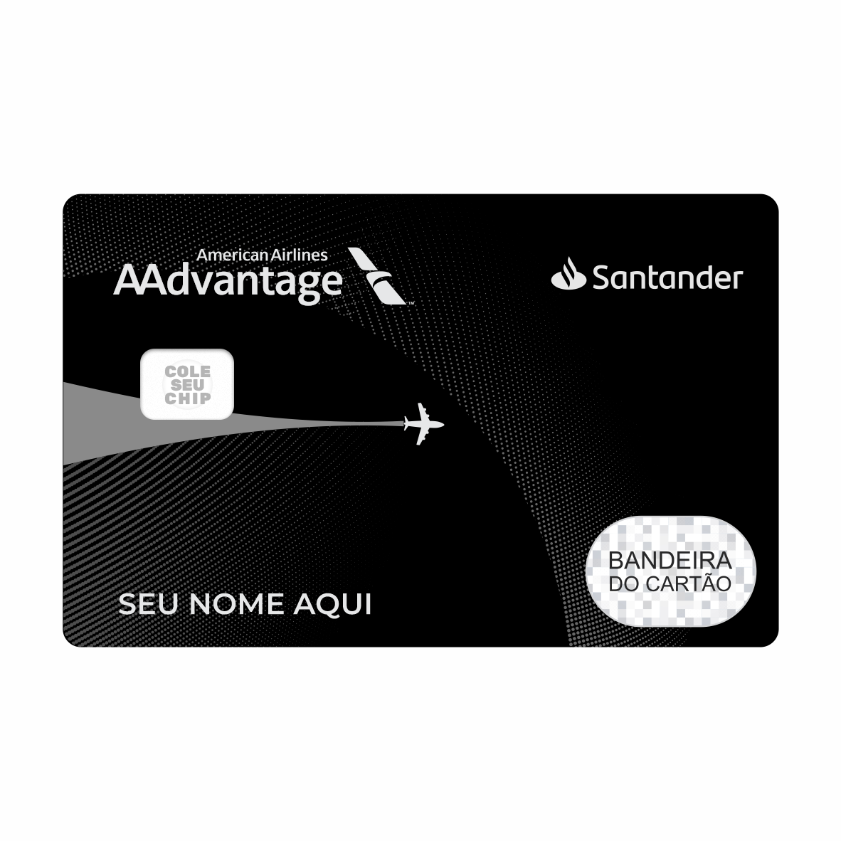 METACARD - Cartão De Plástico Com Impressão Digital UV - Santander AAdvantage METACARD - Cartão De Plástico Com Impressão Digital UV - Santander AAdvantage